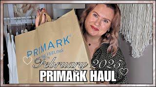 HUGE NEW IN PRIMARK TRY ON HAUL FEBRUARY 2025 SIZE 16 UK *Primark Tops* | Clare Walch