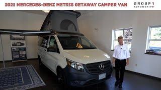 2021 Mercedes-Benz Metris Getaway Camper Van | Video tour with Roger