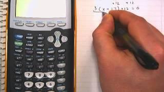 Solving Equations on a TI-84 Plus