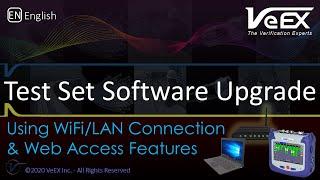 How to Upgrade Test Set Software (using WiFi or LAN) | Quick Guide