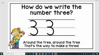 How to Write the Number 3