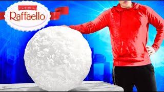 Giant Raffaello | How to Make The World’s Largest DIY Raffaello by VANZAI COOKING