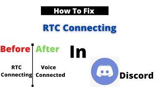 How to fix discord RTC Connecting