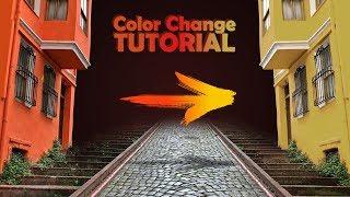 Building color change After Effects tutorial