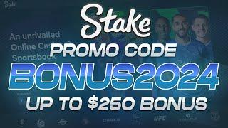 Stake Promo Code Up To $250 Deposit Bonus / $21 Welcome Bonus with Stake Promo Code