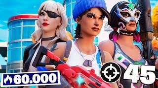 COMO SE JUEGA ARENA EN 60,000 PUNTOS... | 45 KILLS CON SLICK Y PGOD | FORTNITE