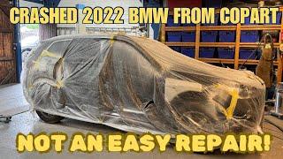 DIFFICULT REPAIRS ON THIS 2022 BMW WITH ALLOVER DAMAGE