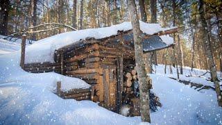 3 months of winter I live in a dugout | Comfort and warmth in severe frosts and snowfalls