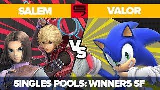 Salem vs VaLoR - Ultimate Singles: Pools R2 Winners Semifinal - Genesis 7 | Hero, Shulk vs Sonic