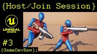 Make a Multiplayer Game from scratch - Create / Join Session - Unreal Engine 5 Beginner Tutorial # 3