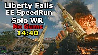 Liberty Falls Solo Easter Egg Speed Run World Record 14:40 by scottiei3 (black ops 6 zombies)