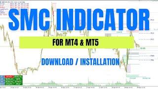 SMC Indicator for MT4 and MT5 | Download and Installation Guide