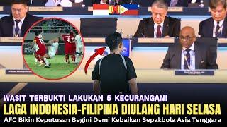 FILIPINA PASRAH ● Wasit AFF Terbukti Lakukan 5 Kecurangan ~ Laga Timnas Vs Filipina Diulang ~ Harus