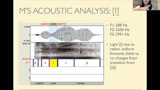 Production and Acoustic Analysis