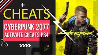 Cyberpunk 2077 Activate Cheats PS4 - Infinite Health / Max Money / Ammo / Med Kit / Craft Res