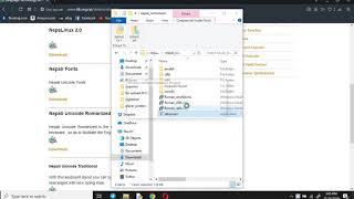 How to install Nepali Unicode Romanized from ltk.org.np
