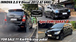 FOR SALE : GRAND INNOVA V DIESEL AT 2012 Spec Cumi Darat #jualbelimobilbekas #innovadiesel #otomotif