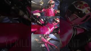 pink ranger vs magic brush #powerrangers #sentai #tokusatsu