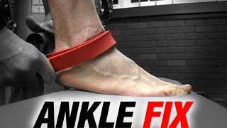 Ankle Sprain Fix and Prevention (IMPROVES SQUAT TOO!)