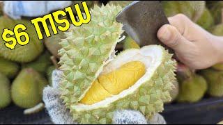 $6 Musang King Durian in Malaysia - Surprisingly good