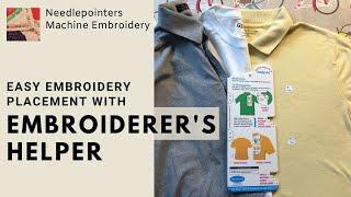 Easy Embroidery Placement with Emboiderer's Helper Tool