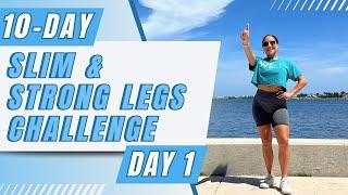 The Best Inner Thigh Workout -- 10-Day Slim And Strong Legs Challenge - Day 1