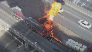 Montreal man attempts to save fellow truck driver from fire