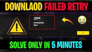 Free fire max download failed retry error | How to fix download failed retry problem in free fire