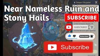 How To Get LumenSpar Near Stony Halls and Nameless Ruins - Genshin Impact (Please Subscribe )