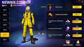 CLAIM ALL REWARDS  YELLOW BUNDLE  MISSION PASSED  FREE FIRE