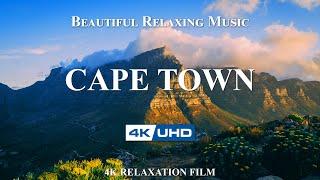 CAPE TOWN 4K UHD | 1 Hour Relaxation Film with Peaceful Piano Music | Meditation Vibes