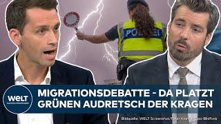 ASYL-STOPP AN DER GRENZE: Grüner versteht Welt nicht mehr - Vermächtnis von Helmut Kohl einreißen?