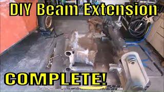 DIY VW Beam Extension COMPLETE!  - DIY Volksrod – Baja / Franken Beetle Build - 1960 VW Beetle – 6