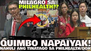 QUIMBO UMIYAK SA PAGBULGAR NG PHILHEALTH AT DOH / HEARING APPROVE AGAD MATAPOS MABULGAR ANG LIHIM!