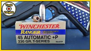 Can It Perform Under Pressure?...Winchester Ranger T-Series .45ACP +P!