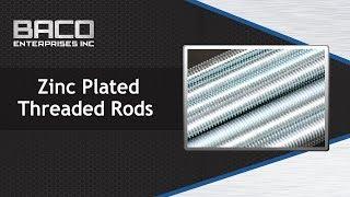 Zinc Plated Threaded Rods From Baco Enterprises Inc.