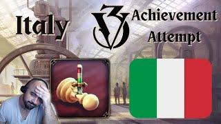 Victoria 3: Trying to Get the RAREST Achievement in the Game By Necroing Our Italy Run - Italy Pt 5