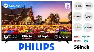 Philips 7600 Series 58inch Ultra hd 4K smart Tv | 58PTU7605/94 | | Philips 7600 Smart tv | Philips