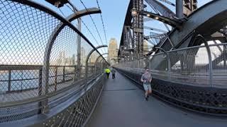 8K 360 Walking on Sydney Harbour Bridge 2