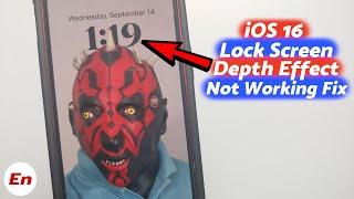 How to Enable iOS 16 Lock Screen Depth Effect | iOS 16 Depth Effect Not Working or Greyed Out Fix