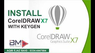 how to install coreldraw x7  with keygen