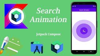 How to Implement Search Animation in Jetpack Compose | Android | Kotlin | Make it Easy