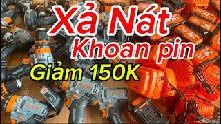 Xả nát dòng khoan pin 13ly, pin chống cháy 15cel , mới về giảm 150k