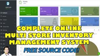 Complete Multi Store Inventory Management System in PHP MySQL | Free Source Code Download