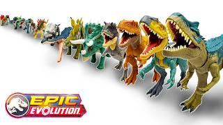 MASSIVE Haul Of The NEW Epic Evolution Collection: Big to Small | Allosaurus, Triceratops & More!