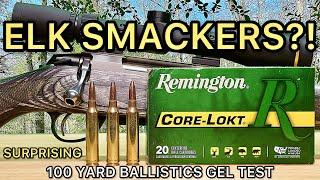 7mm Remington Magnum Remington Corelokt Ballistics Gel Ammo Test