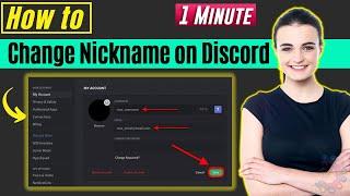 How to change nickname on discord 2024