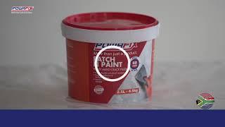 How to prepare and paint a new plaster wall with Powafix PatchnPaint