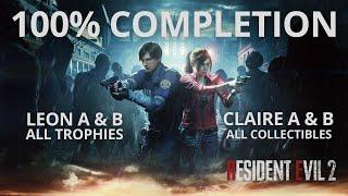 Resident Evil 2 100% Walkthrough (All Collectibles, Trophies & Scenarios)
