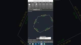 AutoCAD Civil 3D Shorts Tutorial Create bearing & Distance Labels